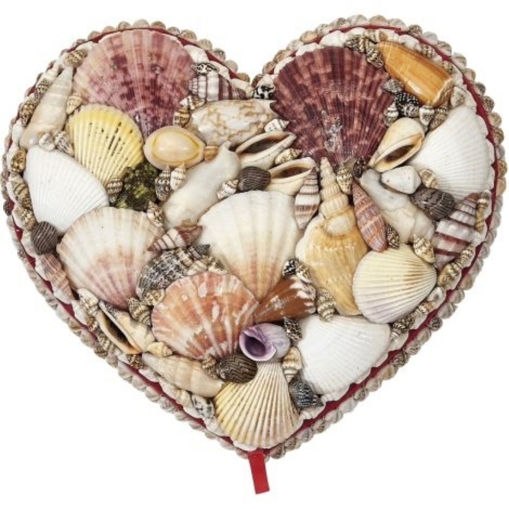Colorful Abstract Heart Shapped Piece Box 5x5